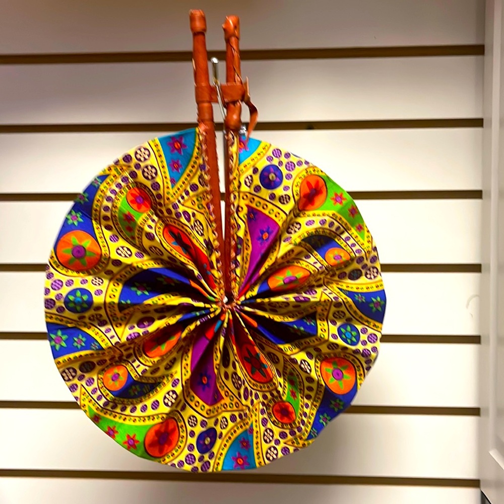 African Print Fan